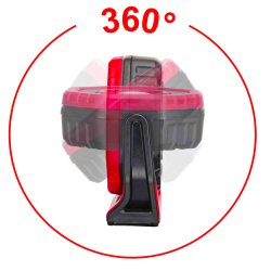 HAJ LIGHT genopladelig mini-arbejdslampe 700 lumen, roterbar magnetarm, USB oplader, 3 lysstyrker