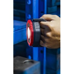 HAJ LIGHT genopladelig mini-arbejdslampe 700 lumen, roterbar magnetarm, USB oplader, 3 lysstyrker