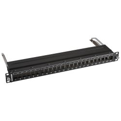 Patchpanel 19" udtr�k for 24 moduler (SFA)(SFB), 1U