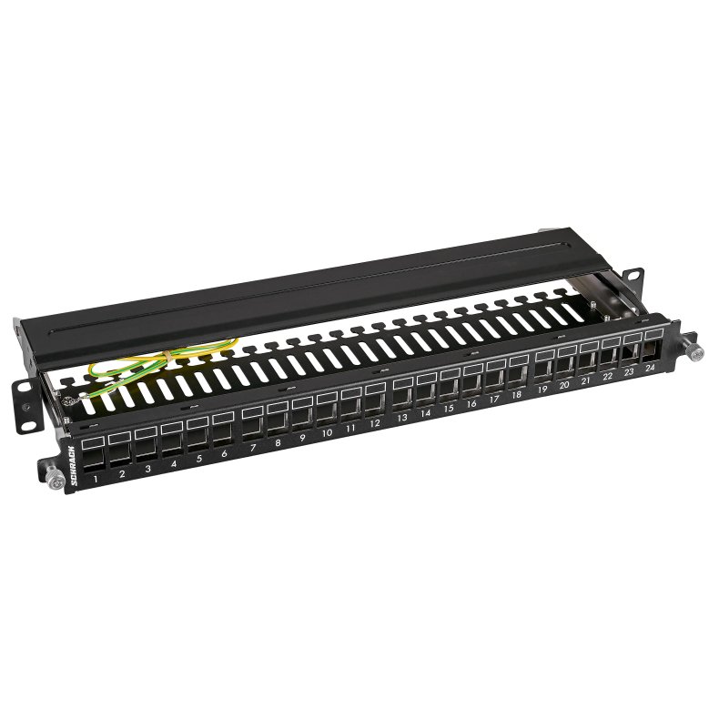 Patchpanel 19" udtr�k for 24 moduler (SFA)(SFB), 1U