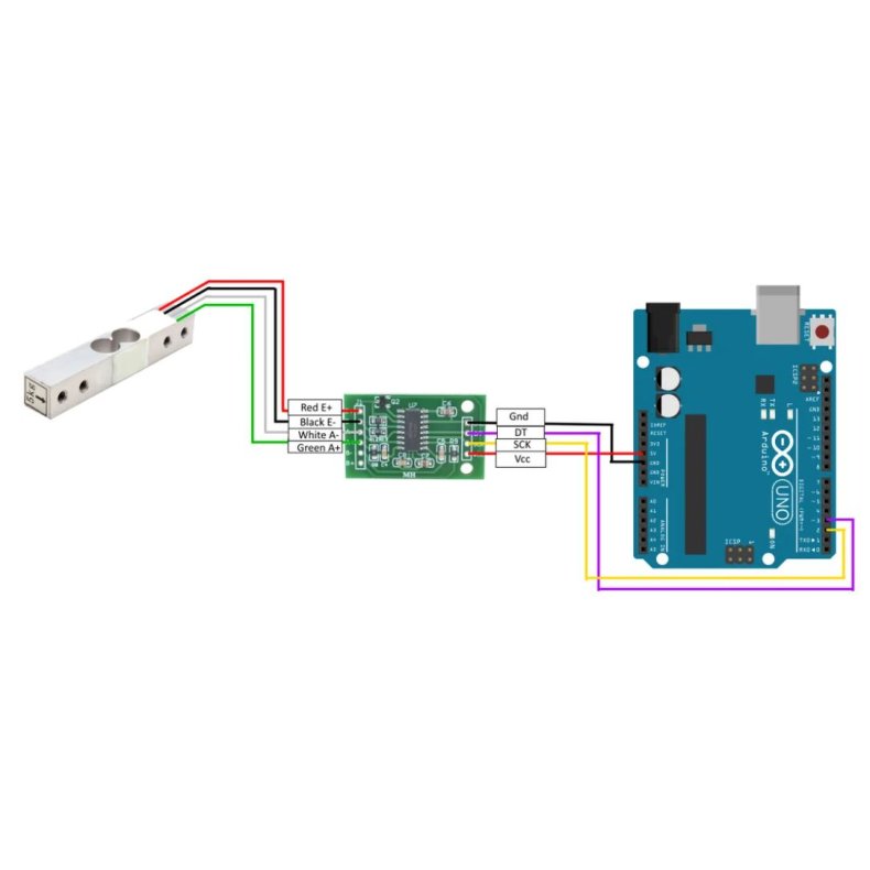Vejecelle 10kg med HX711 AD modul