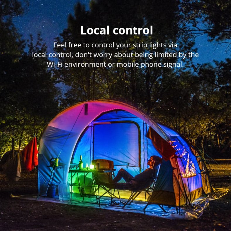 SONOFF L3 WIFI RGBIC Smart LED-stripst m. controller, IP54 (5m)