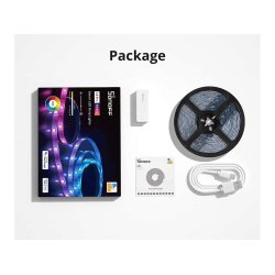SONOFF L3 WIFI RGBIC Smart LED-stripst m. controller, IP54 (5m)