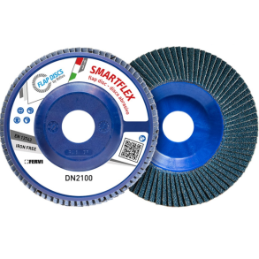 Riflex lamelskive 125 x 22 mm K40 Stl / Rustfrit stl  - 10 stk.