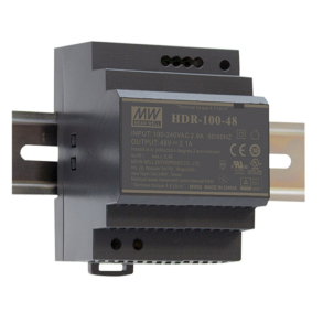 Str�mforsyning til DIN-skinne 15V 6.13A HDR-100-15