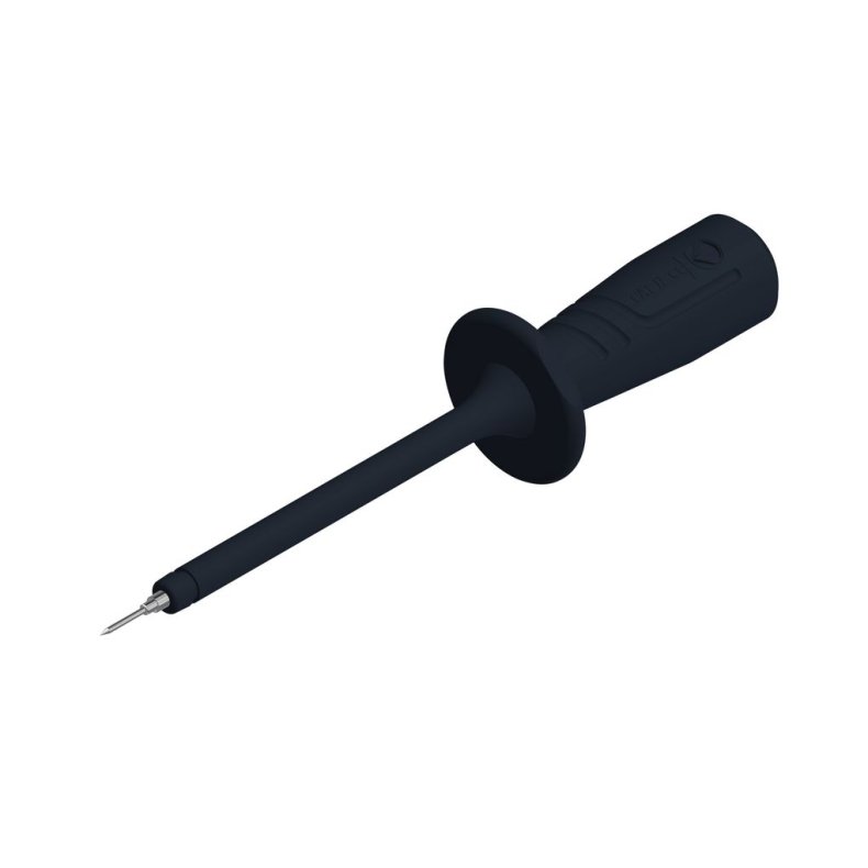 Mlepind sikkerheds sort CAT II 1A for 4mm bananstik