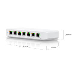 Ubiquiti L2, 8x RJ-45, 16 Gbps, PoE, 52 W