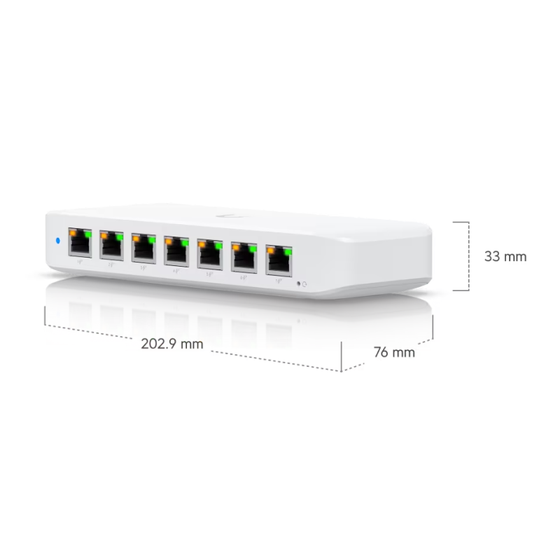 Ubiquiti L2, 8x RJ-45, 16 Gbps, PoE, 52 W