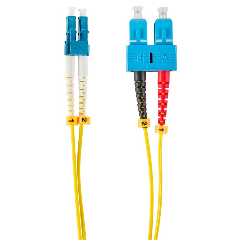 Fiber Patchcord Duplex LC/UPC - SC/UPC, 9/125&mu;m OS2, 2.0m