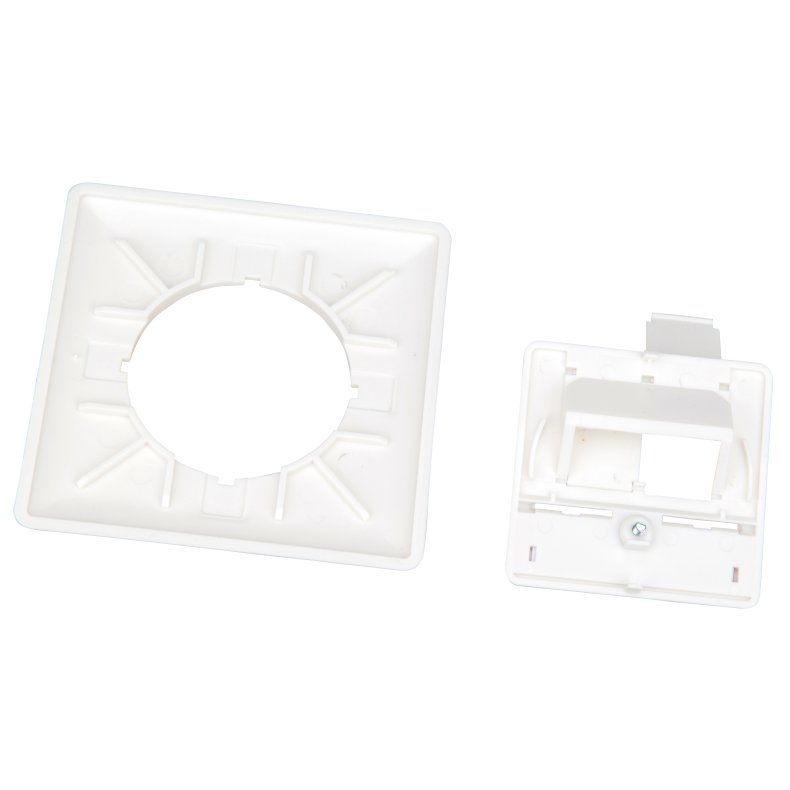 Dataudtag 2xRJ45 afsk�rmet Cat.6, UAE, 80x80mm