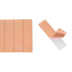 Kobberstrimler 35x9 mm til optimal sk�rmkontakt p� datakabel, 20 stk