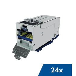 CAT6a Keystone S-Line, 24 stk.