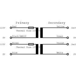 Ringkernetransformator indkapslet 2x12V/2x15VA=30VA
