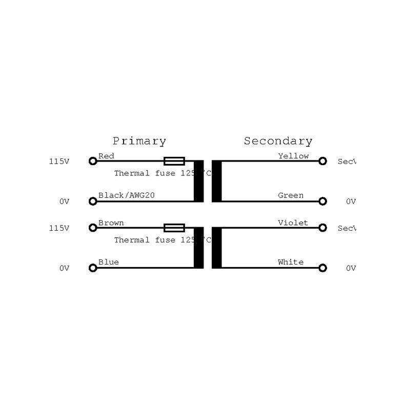 Ringkernetransformator indkapslet 2x12V/2x15VA=30VA